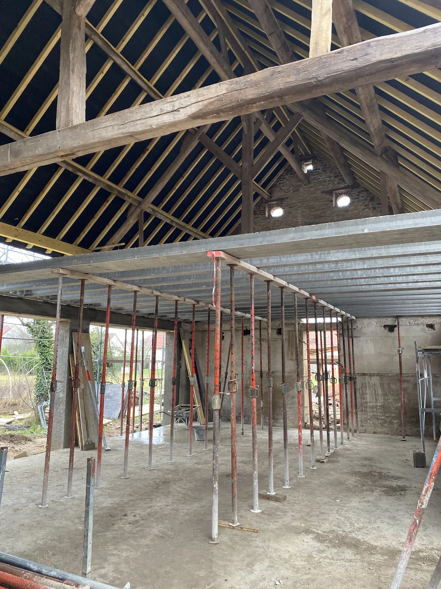Rénovation de grange — Conforter et isoler le volume
