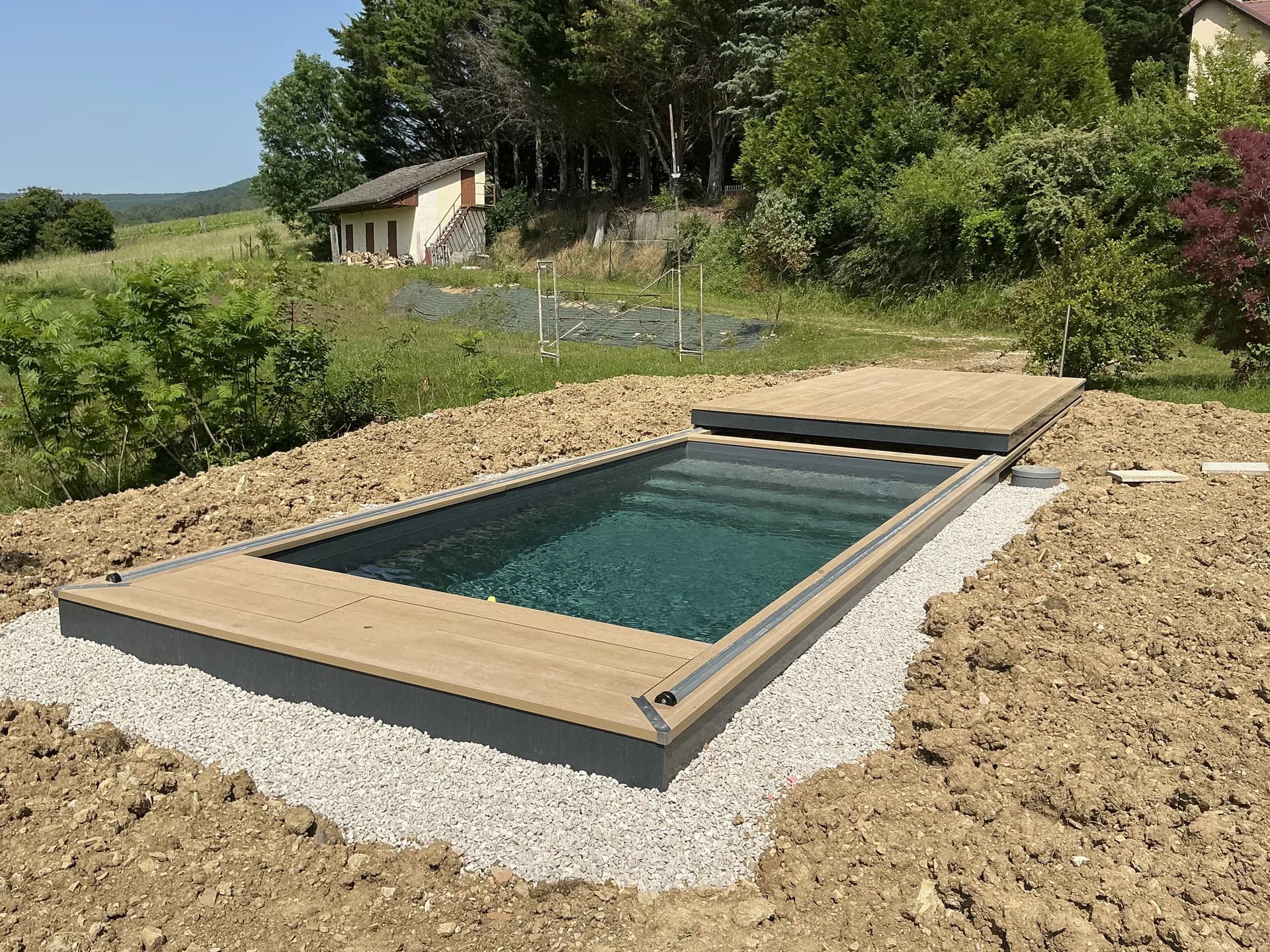 Réalisation d'une extension — photo du chantier