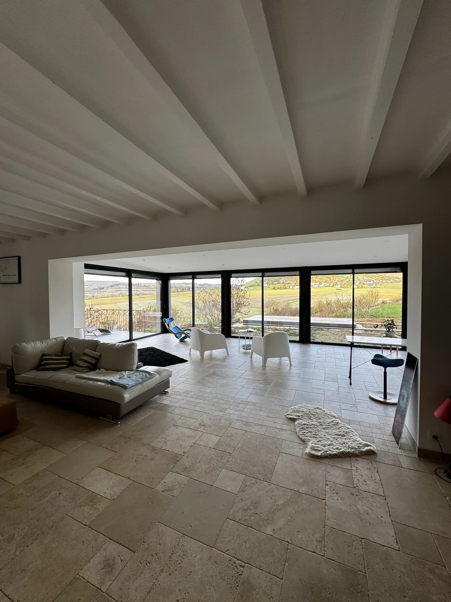 Réalisation d'une extension — photo du chantier