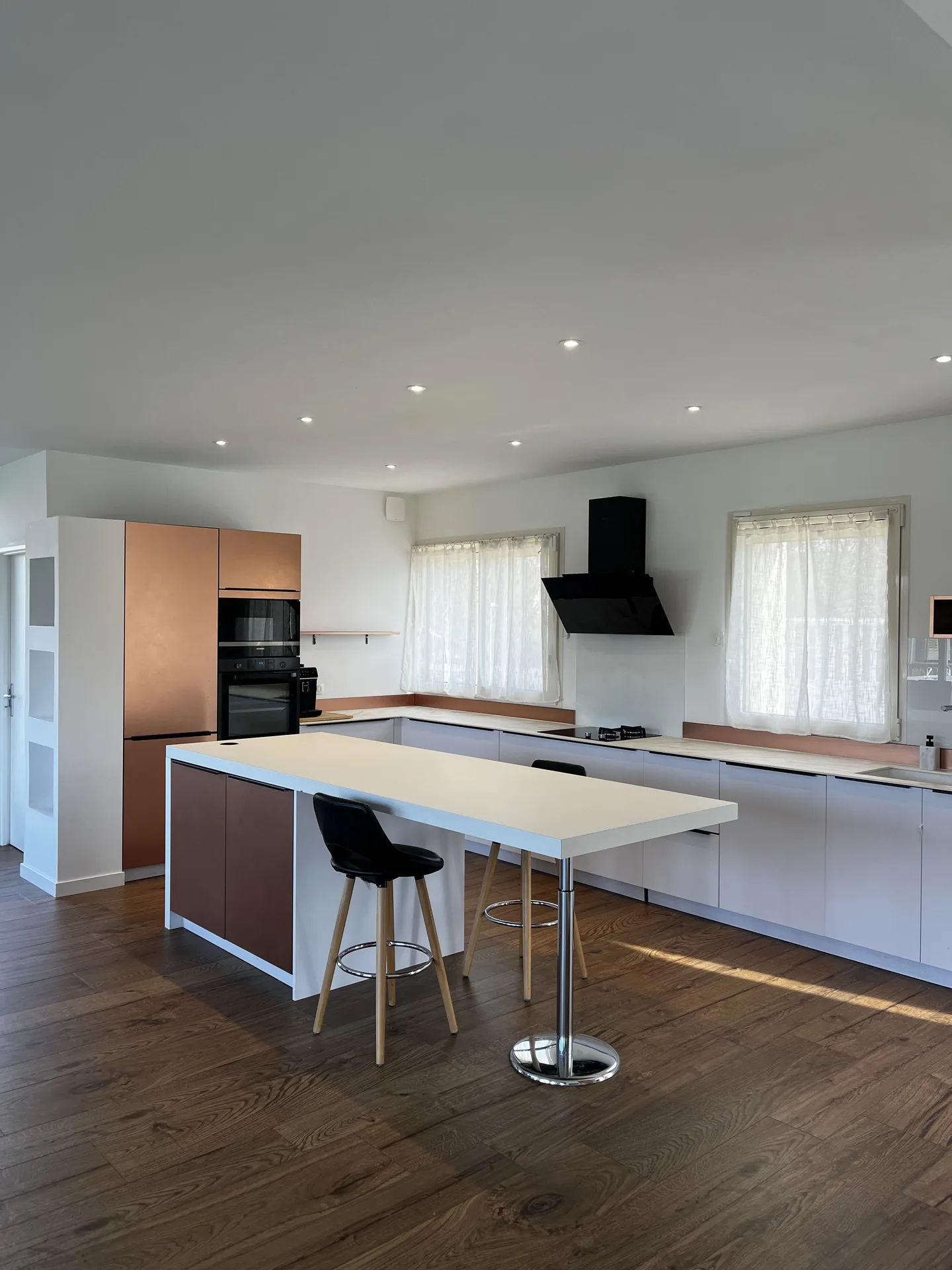 Rénovation d'une longère — photo du chantier