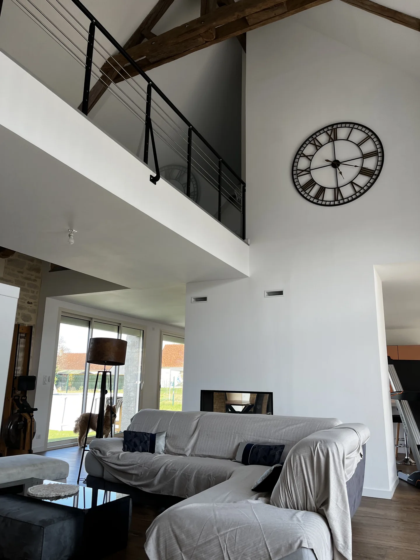 Rénovation d'une longère — photo du chantier