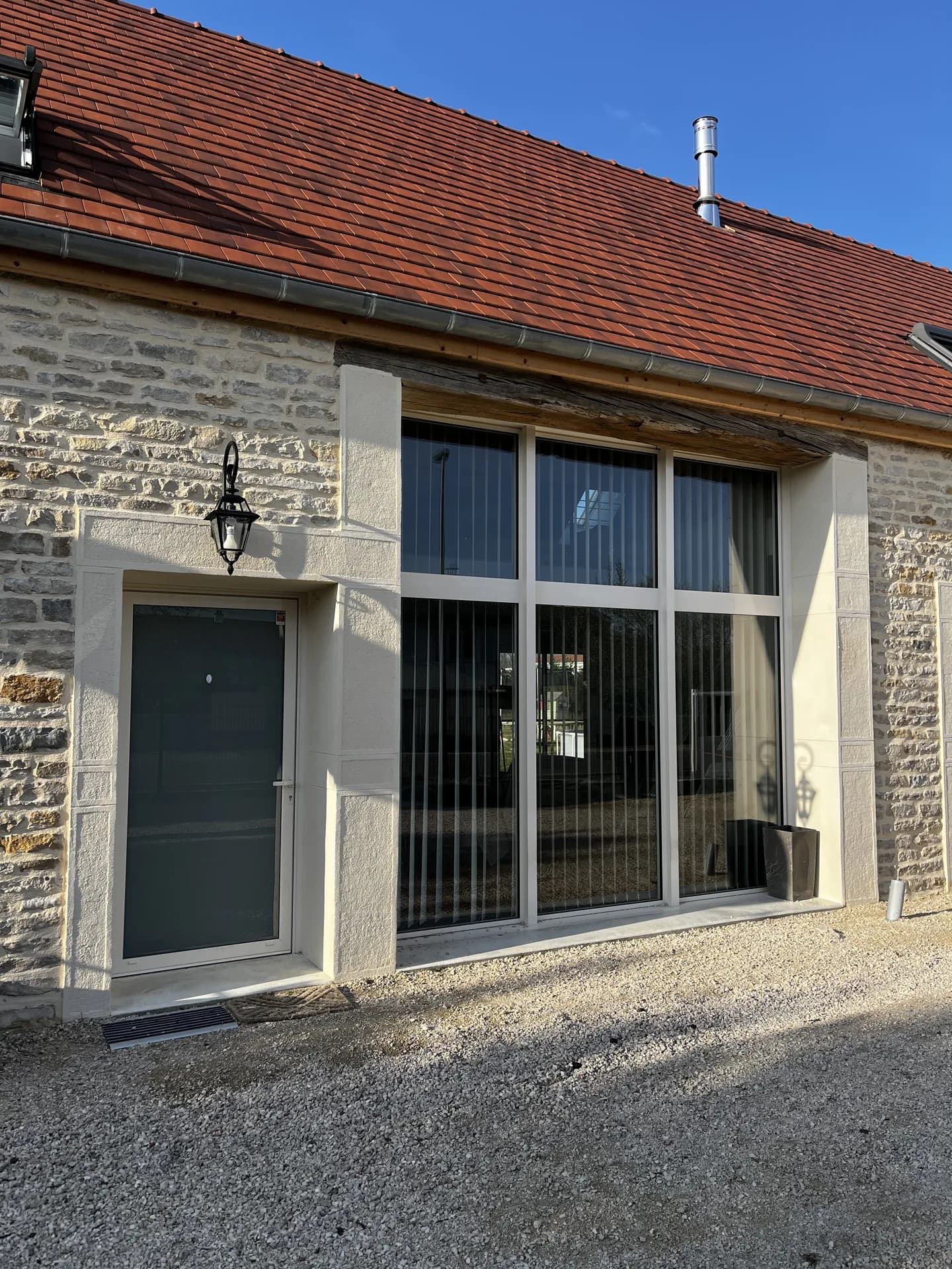Rénovation d'une longère — photo du chantier